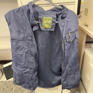 Cool Choice Navy Blue Fishing/Hunting Utility Vest ‎ Sz Largr
